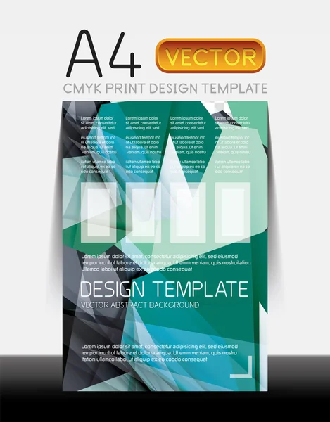 Vector moderne flyer ontwerp — Stockvector