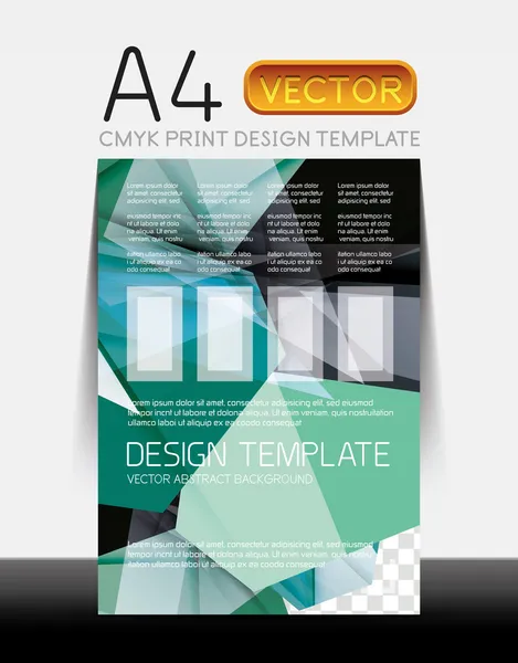 Vector Modern Flyer Design — Stock Vector