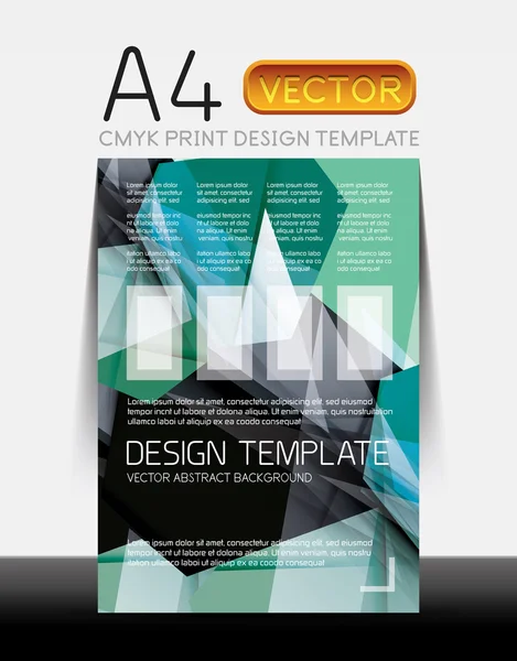 Vector moderne flyer ontwerp — Stockvector