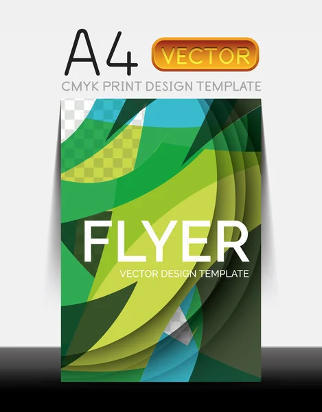 Vector Modern Flyer Design — Stock Vector