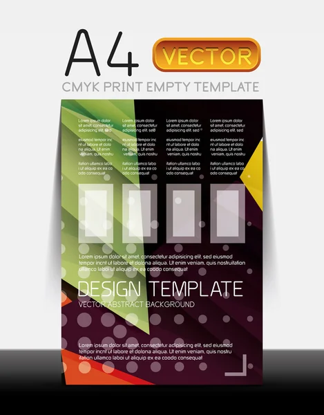 Vector Modern Flyer Design — Stock Vector