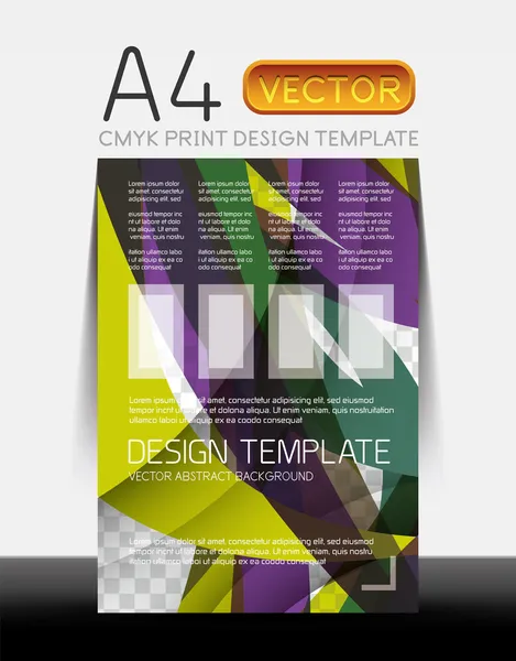 Vector Modern Flyer Design — Stock Vector