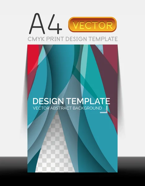 Vector moderne flyer ontwerp — Stockvector