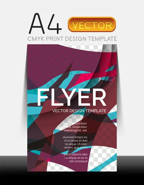 Vektorové moderní flyer design — Stockový vektor