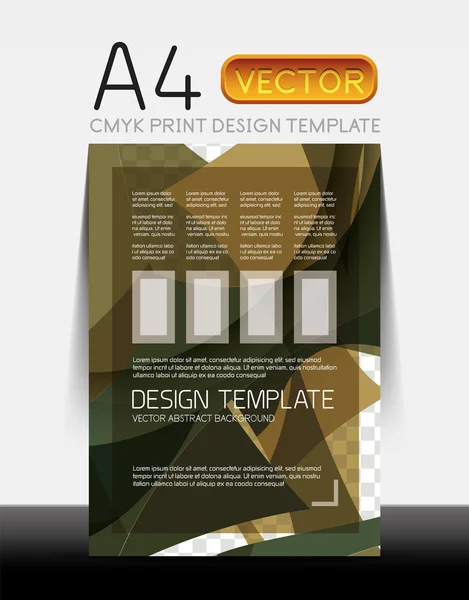 Vector Modern Flyer Design — Stock Vector