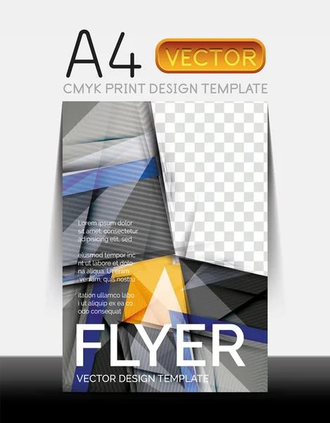 Conception de flyer moderne vectoriel — Image vectorielle