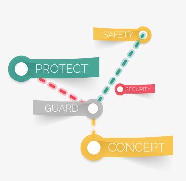 vektör koruması etiket bulutu çıkartmaları