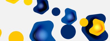 Beyaz arka planda renkli ok şekilleri. Minimum geometrik soyut arkaplan. Duvar kağıdı afişi veya iniş sayfası için vektör illüstrasyonu