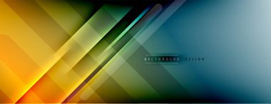 Soyut arkaplan. Parlak eğimli arkaplanda gölge çizgileri.