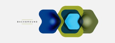 Beyaz arka planda renkli ok şekilleri. Minimum geometrik soyut arkaplan. Duvar kağıdı afişi veya iniş sayfası için vektör illüstrasyonu