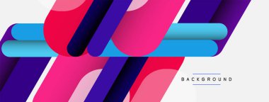 Soyut arkaplan. Yuvarlak şekiller, gri arkaplanda çizgiler. Duvar kağıdı afişi veya iniş sayfası için vektör illüstrasyonu