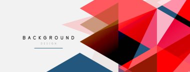 Renkli üçgen bileşimi, geometrik soyut arkaplan. Tekno veya iş konsepti, duvar kağıdı, afiş, arkaplan, iniş sayfası deseni