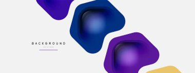 Beyaz arka planda renkli ok şekilleri. Minimum geometrik soyut arkaplan. Duvar kağıdı afişi veya iniş sayfası için vektör illüstrasyonu