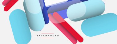 Soyut arkaplan. Yuvarlak şekiller, gri arkaplanda çizgiler. Duvar kağıdı afişi veya iniş sayfası için vektör illüstrasyonu