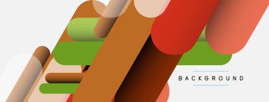 Soyut arkaplan. Yuvarlak şekiller, gri arkaplanda çizgiler. Duvar kağıdı afişi veya iniş sayfası için vektör illüstrasyonu