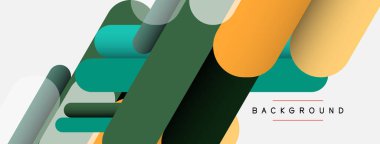 Soyut arkaplan. Yuvarlak şekiller, gri arkaplanda çizgiler. Duvar kağıdı afişi veya iniş sayfası için vektör illüstrasyonu