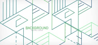 Soyut arkaplan. Beyaz arkaplanda renk çizgileri. Doğrusal soyut kompozisyon. Duvar kağıdı, afiş, arkaplan, iniş sayfası için tekno veya iş konsepti