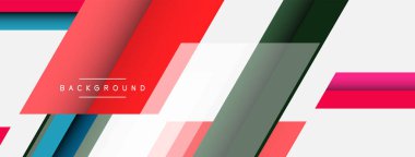 Geçmişi. Geometrik köşegen şekiller ve çizgiler soyut bileşim. Duvar kağıdı afişi veya iniş sayfası için vektör illüstrasyonu