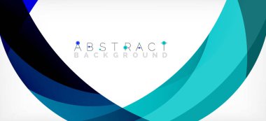 Color circle shapes, minimal geometric background. Trendy dynamic composition. Vector Illustration For Wallpaper, Banner, Background, Landing Page