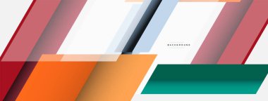 Geçmişi. Geometrik köşegen şekiller ve çizgiler soyut bileşim. Duvar kağıdı afişi veya iniş sayfası için vektör illüstrasyonu