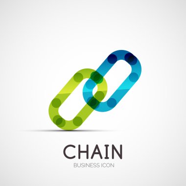 Connection icon company logo, business concept clipart