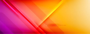 Soyut arkaplan - çizgiler ışık ve gölgelerle oluşturuldu. Teknoloji ya da iş dijital şablonu. Dinamik arkaplan ile basit akışkan renk gradyanı