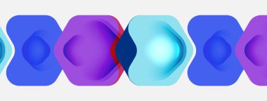 Beyaz arka planda renkli ok şekilleri. Minimum geometrik soyut arkaplan. Duvar kağıdı afişi veya iniş sayfası için vektör illüstrasyonu