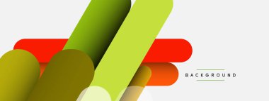 Soyut arkaplan. Yuvarlak şekiller, gri arkaplanda çizgiler. Duvar kağıdı afişi veya iniş sayfası için vektör illüstrasyonu