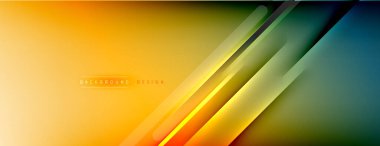 Soyut arkaplan. Parlak eğimli arkaplanda gölge çizgileri.