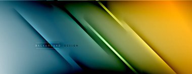 Soyut arkaplan. Parlak eğimli arkaplanda gölge çizgileri.