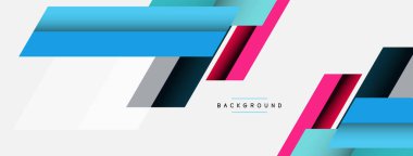 Geçmişi. Geometrik köşegen şekiller ve çizgiler soyut bileşim. Duvar kağıdı afişi veya iniş sayfası için vektör illüstrasyonu