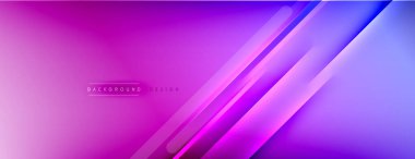 Soyut arkaplan - çizgiler ışık ve gölgelerle oluşturuldu. Teknoloji ya da iş dijital şablonu. Dinamik arkaplan ile basit akışkan renk gradyanı