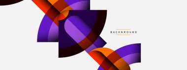 Moda şekilleri, renk minimal tasarım bileşimi, duvar kağıdı afişi veya iniş sayfası için çizgiler ve gölgeler