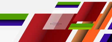 Geçmişi. Geometrik köşegen şekiller ve çizgiler soyut bileşim. Duvar kağıdı afişi veya iniş sayfası için vektör illüstrasyonu