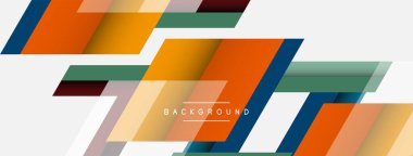 Geçmişi. Geometrik köşegen şekiller ve çizgiler soyut bileşim. Duvar kağıdı afişi veya iniş sayfası için vektör illüstrasyonu