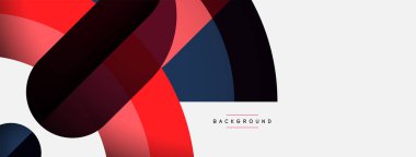 Moda şekilleri, renk minimal tasarım bileşimi, duvar kağıdı afişi veya iniş sayfası için çizgiler ve gölgeler