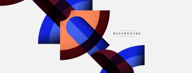 Moda şekilleri, renk minimal tasarım bileşimi, duvar kağıdı afişi veya iniş sayfası için çizgiler ve gölgeler