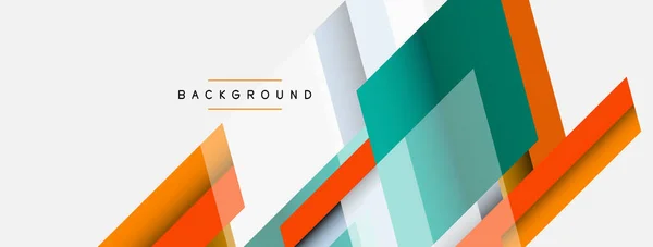 Background. Geometric diagonal square shapes and lines abstract composition. Vector illustration for wallpaper banner background or landing page — Stock Vector