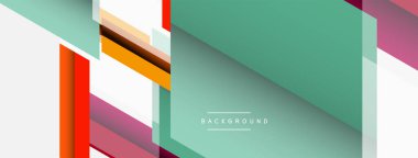 Geçmişi. Geometrik köşegen şekiller ve çizgiler soyut bileşim. Duvar kağıdı afişi veya iniş sayfası için vektör illüstrasyonu