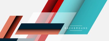 Geçmişi. Geometrik köşegen şekiller ve çizgiler soyut bileşim. Duvar kağıdı afişi veya iniş sayfası için vektör illüstrasyonu