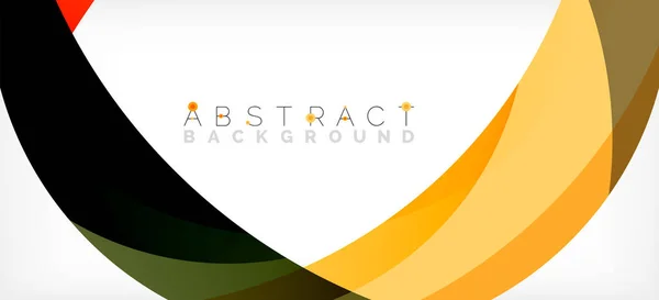 Color circle shapes, minimal geometric background. Trendy dynamic composition. Vector Illustration For Wallpaper, Banner, Background, Landing Page — Vector de stock