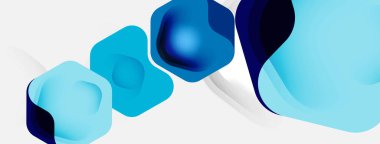 Beyaz arka planda renkli ok şekilleri. Minimum geometrik soyut arkaplan. Duvar kağıdı afişi veya iniş sayfası için vektör illüstrasyonu