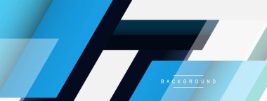 Vektör arkaplanı. Gölge efektli soyut örtüşen renk çizgileri tasarımı. Duvar kağıdı afişi için resim arkaplanı veya iniş sayfası