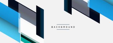 Vektör arkaplanı. Gölge efektli soyut örtüşen renk çizgileri tasarımı. Duvar kağıdı afişi için resim arkaplanı veya iniş sayfası