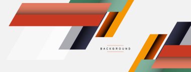 Geçmişi. Geometrik köşegen şekiller ve çizgiler soyut bileşim. Duvar kağıdı afişi veya iniş sayfası için vektör illüstrasyonu