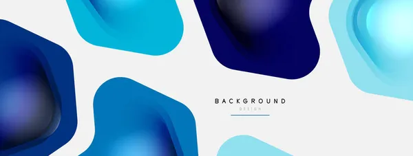 Color arrow shapes on white backdrop. Minimal geometric abstract background. Vector illustration for wallpaper banner background or landing page — Stock Vector