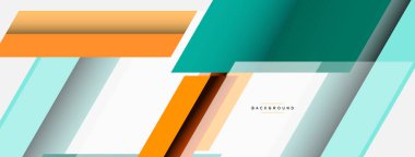 Geçmişi. Geometrik köşegen şekiller ve çizgiler soyut bileşim. Duvar kağıdı afişi veya iniş sayfası için vektör illüstrasyonu