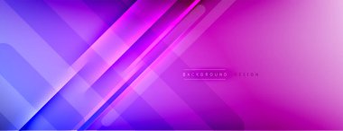 Soyut arkaplan - çizgiler ışık ve gölgelerle oluşturuldu. Teknoloji ya da iş dijital şablonu. Dinamik arkaplan ile basit akışkan renk gradyanı