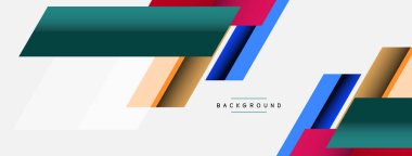 Geçmişi. Geometrik köşegen şekiller ve çizgiler soyut bileşim. Duvar kağıdı afişi veya iniş sayfası için vektör illüstrasyonu