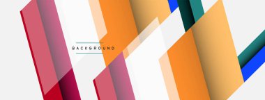 Geçmişi. Geometrik köşegen şekiller ve çizgiler soyut bileşim. Duvar kağıdı afişi veya iniş sayfası için vektör illüstrasyonu